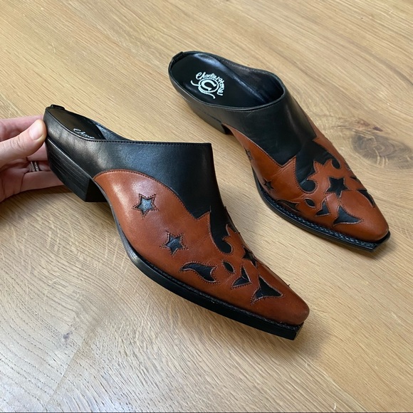 Lucchese Shoes - Lucchese Charlie 1 Horse Western Mule Clogs